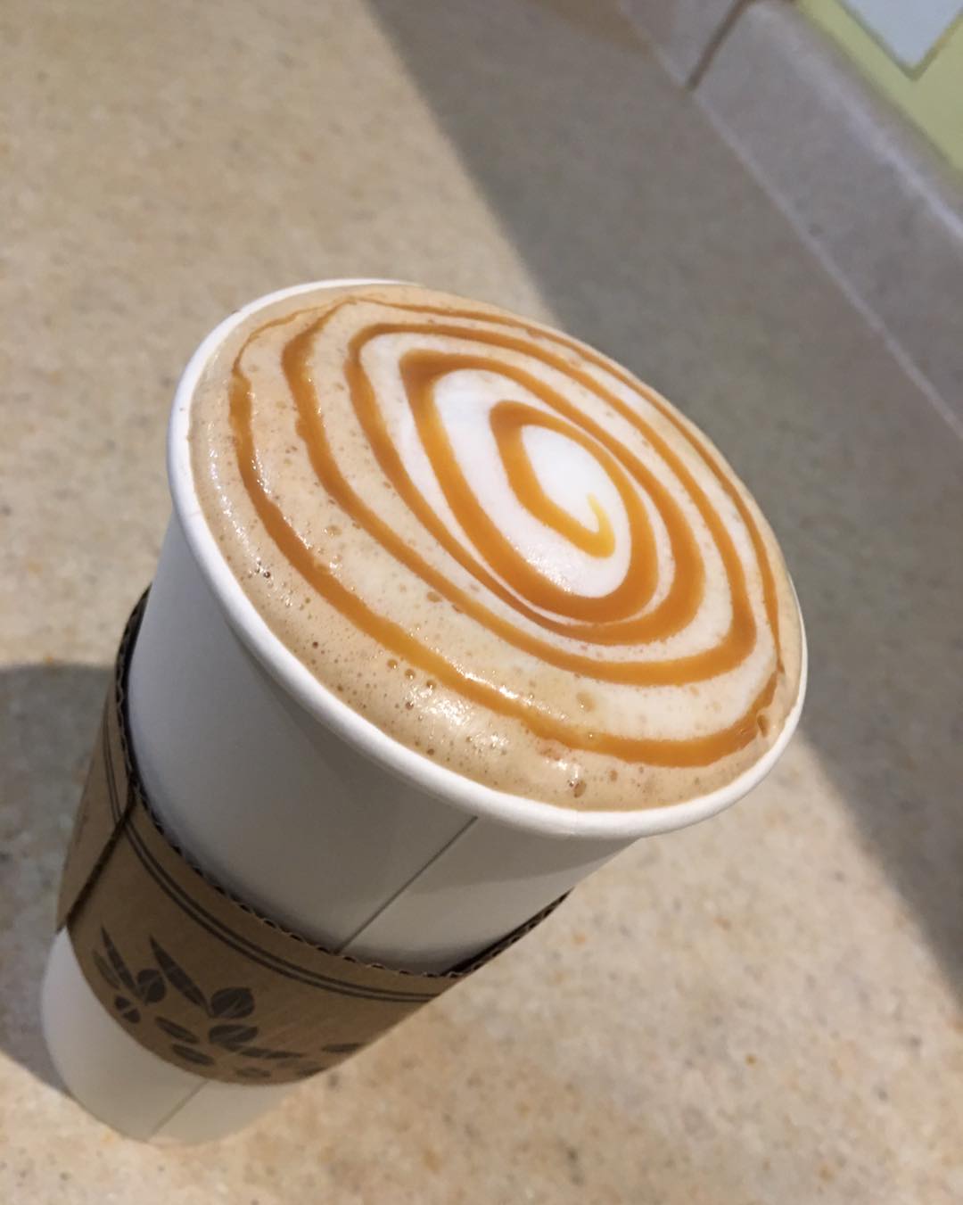 Caramel macchiato at Rocky Mountain Cafe