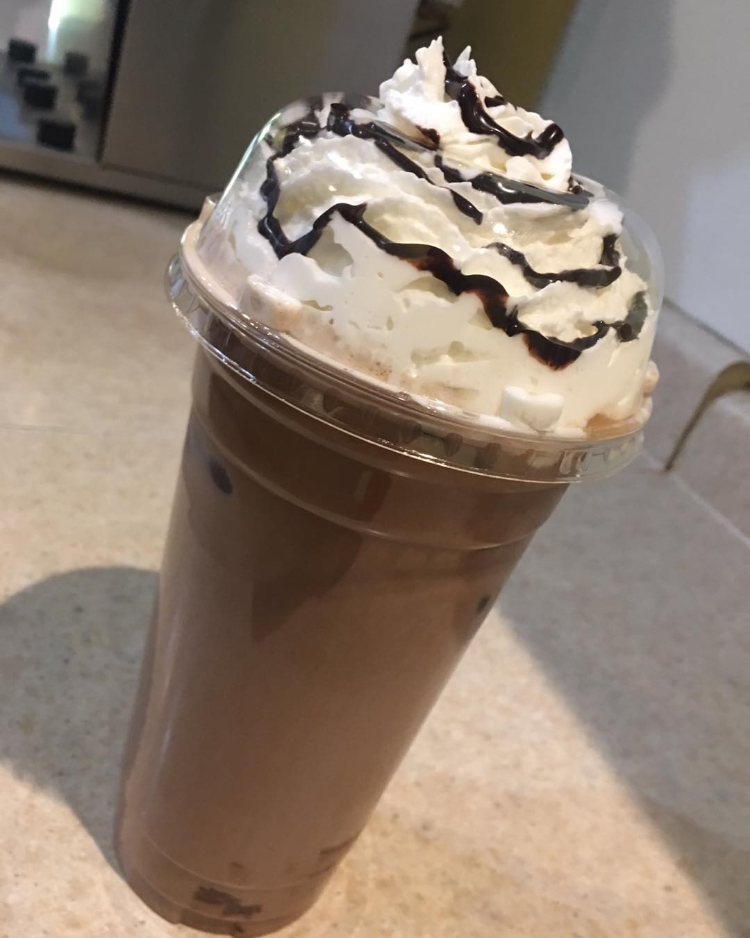 Iced mocha at Rocky Mountain Cafe