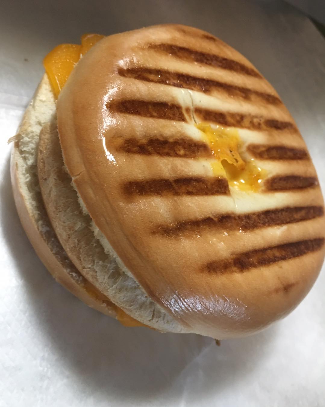 Bagel breakfast sandwich at Rocky Mountain Cafe