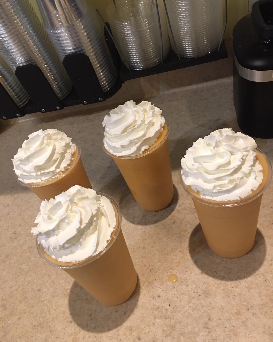 Peach smoothie at Rocky Mountain Cafe